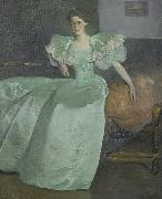 John White Alexander Miss Helen Manice France oil painting artist